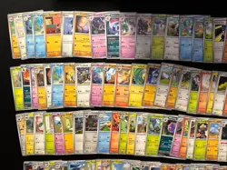 Pokemon TCG Lot 200+ C/UC Coins Token Alolan Vulpix ETB Box - Image 3