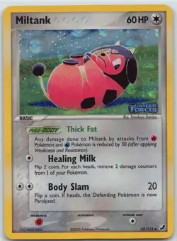 Pokemon EX Unseen Forces Miltank Stamped Reverse Holo 42/115 NEAR MINT - Image 1