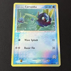 Carvanha #48/95 - Pokemon TCG - EX Team Magma vs. Team Aqua - Reverse Holo NM/LP - Image 1
