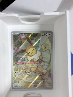 Pokemon Eevee SVP Prismatic Evolutions Black Star Promo 173 Full Art Holo - Image 1
