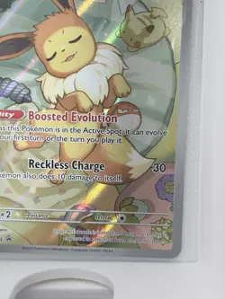 Pokemon Eevee SVP Prismatic Evolutions Black Star Promo 173 Full Art Holo - Image 5