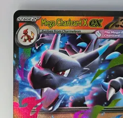 Mega Charizard X ex 013/094 Phantasmal Flames Double Rare Holo NM Pokemon TCG - Image 2