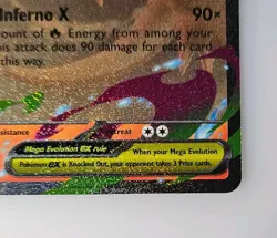Mega Charizard X ex 013/094 Phantasmal Flames Double Rare Holo NM Pokemon TCG - Image 4