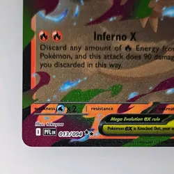 Mega Charizard X ex 013/094 Phantasmal Flames Double Rare Holo NM Pokemon TCG - Image 5