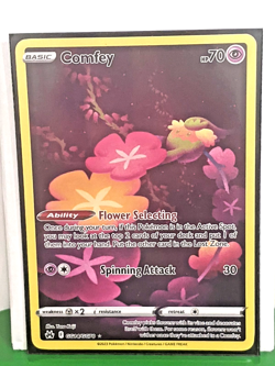 Comfey GG14/GG70 Crown Zenith: Galarian Gallery Holo Ultra Rare NM Pokemon TCG - Image 1