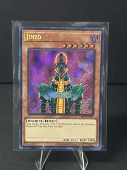 Jinzo Yu-Gi-Oh! Pharaoh's Servant Secret Rare Foil Konami Machine ATK 2400 DEF … - Image 1