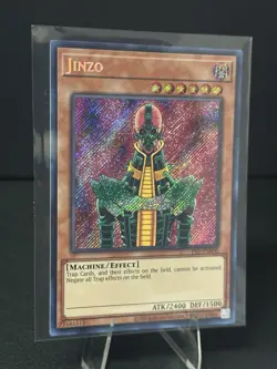 Jinzo Yu-Gi-Oh! Pharaoh's Servant Secret Rare Foil Konami Machine ATK 2400 DEF … - Image 2