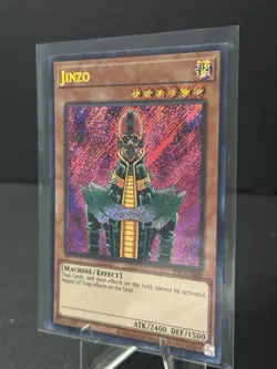 Jinzo Yu-Gi-Oh! Pharaoh's Servant Secret Rare Foil Konami Machine ATK 2400 DEF … - Image 3