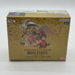 One Piece EN OP-04 Kingdoms of Intrigue Booster Box Sealed - Image 1