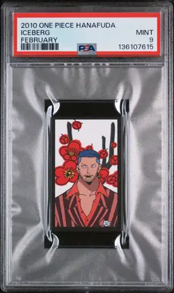 2010 ONE PIECE HANAFUDA FEBRUARY ICEBERG PSA 9 - Image 1