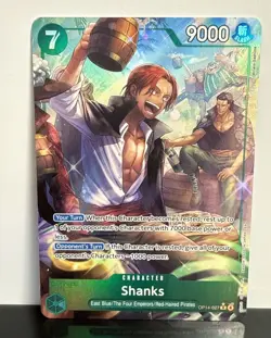 Shanks (Alternate Art) OP14-027 The Azure Sea's Seven Foil One Piece Alt - Image 1