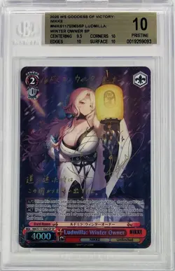 Weiss Schwarz Nikke Ludmilla NIK/S117-E063SP SP Foil Signed BGS 10 English - Image 1