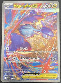 Pokemon TCG Mega Latias EX Sir 181/132 Mega Evolution English Card NM Condition - Image 1