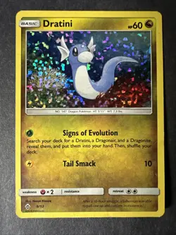 Dratini 9/12 McDonald's Collection 2018 Confetti Holo Promo 2018 Pokemon Card LP - Image 1