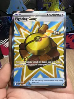Pokemon TCG Fighting Gong 168/132 Trainer Card Near Mint - Image 1