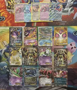 Pokemon Card Lot Full Art Alt Art Fire Gengar Jolteon 17 Cards - Image 1