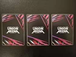 Union Arena One Punch Man 3 card lot - Saitama SR* Mosquito Girl R* Suiryu C* NM - Image 3