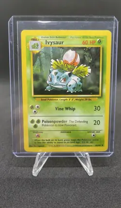 Ivysaur 30/102 Unlimited Uncommon Card(Pokemon TCG Base Set) - Image 1