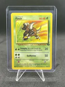 Pokemon TCG Pinsir Jungle Card 25/64 Regular Non-Holo Unlimited Rare Vintage - Image 1