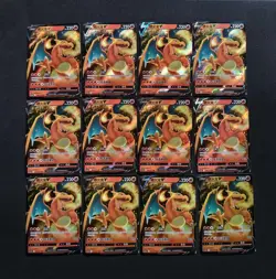 12 Lot pokemon TCG Chinese Card RR Charizard XL92 - Image 1
