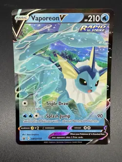 2021 Pokemon Vaporeon V SWSH150 Sword & Shield Promo Cards Holo NM/MT - Image 1