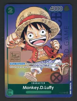 Monkey D. Luffy P-037 Saikyo Jump Jun. Promo - ONE PIECE Card Game Foil - Image 1