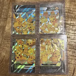 Pikachu V-Union [Set of 4] SWSH: Sword & Shield Promo Cards Holo - Image 1