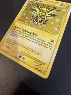 Pokemon Zapdos Secret Rare Holo Supreme Victors 150/147 Lightning Burn Card - Image 3