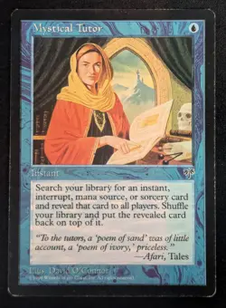 MTG Mystical Tutor - Mirage Magic the Gathering Card # 080 - Image 1