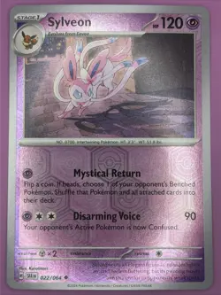 Sylveon 022/064 Shrouded Fable Reverse Holo Pokemon Card - Image 1