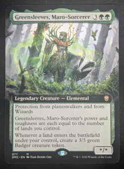 MTG Greensleeves, Maro-Sorcerer - Dominaria United Commander Magic Card # 077 - Image 1
