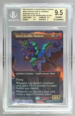 9443 Green Goblin Nemesis 2025 MTG Marvel's Spider-Man #0023 BGS 9.5 - Image 1