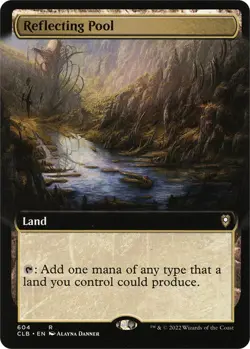 MTG Reflecting Pool (Extended Art) - 604 / English / Near Mint - Image 1