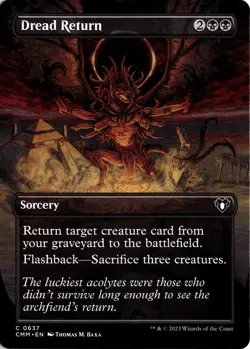 Dread Return (Borderless) 637 CMM Commander Masters (NM) - Image 1