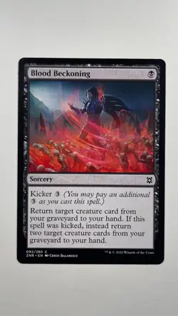 MTG Zendikar Rising Blood Beckoning 092/280 Magic the Gathering - Image 1