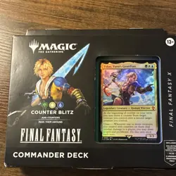 Magic: The Gathering Final Fantasy X Commander Deck Tidus Collector Booster - Image 1