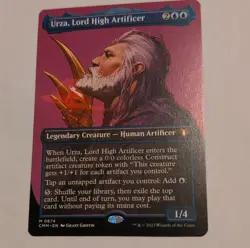 Wizards of the Coast Urza Lord High Artificer Commander Masters BORDERLESS - Image 1