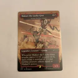 Makari the Lucky Grot - Krenko, Tin Street Kingpin (Borderless) NM Non-Foil - Image 1