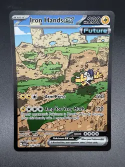 2023 Pokemon Iron Hands ex SIR 248/182 PAR Paradox Rift NM/MT - Image 1