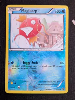 Magikarp 23/124 Reverse Holo Black & White Dragons Exalted Pokemon TCG - LP+ - Image 1