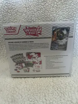 SEALED Pokemon TCG- Scarlet & Violet White Flare ETB w/ plastic case - Image 3