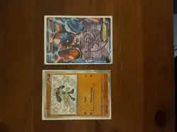 Pokemon Riolu 173/091 Paldean Fates and Deoxys EX (Team Plasma) BW82 - Image 1