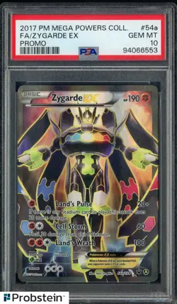 2017 Pokemon Mega Power Collectors Promo #54a FA Zygarde EX PSA 10 GEM MINT - Image 1