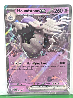 Houndstone ex 162 Sv: Scarlet & Violet Black Star Promo Free Shipping NM Pokemon - Image 1