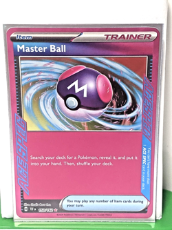 Master Ball 153/162 SV05: Temporal Forces Holo Ace SPEC Rare Pokemon Near Mint - Image 1