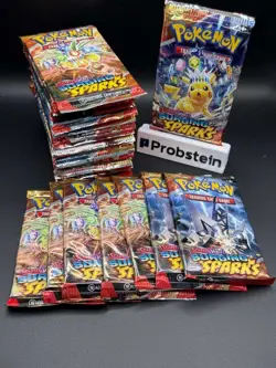 Pokemon TCG Surging Sparks Scarlet & Violet Booster Pack Lot of 30 SEALED PACKS - Image 1