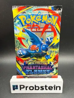 Pokemon TCG Mega Evolution Phantasmal Flames Booster Pack Lot of 30 SEALED PACKS - Image 2