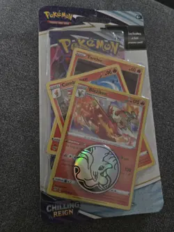 Pokemon TCG Chilling Reign Checklane Blister Blaziken Promo New Sealed - Image 2