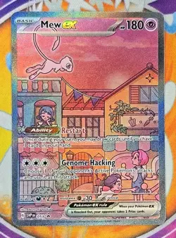 🔥Pokemon Mew ex 053 SVP Black Star Promo Holo Full Art 180 HP English Rare🔥📈 - Image 1