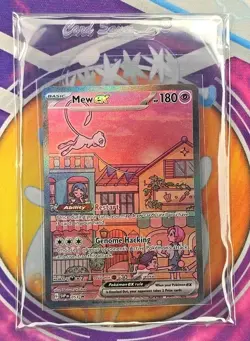 🔥Pokemon Mew ex 053 SVP Black Star Promo Holo Full Art 180 HP English Rare🔥📈 - Image 4